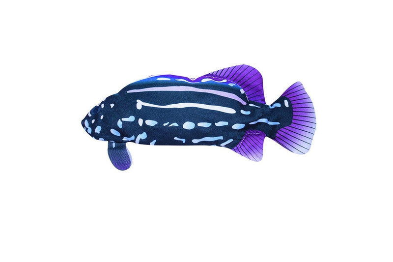 30cm Floppy Fish Cat Toy Realistic 3D Tail Wagging Fish Toy USB Rechargeable Cat Chew Toy -Style 2