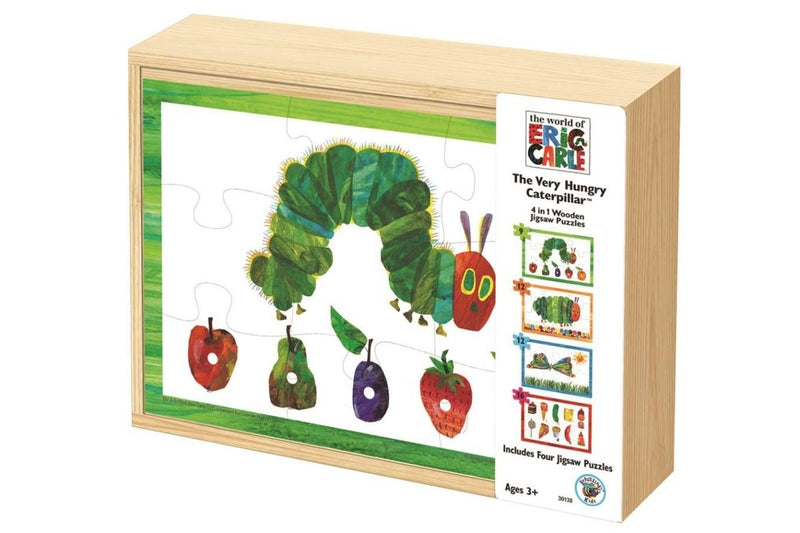 Eric Carle - Very Hungry Caterpillar 4-in-1 Wooden Puzzle