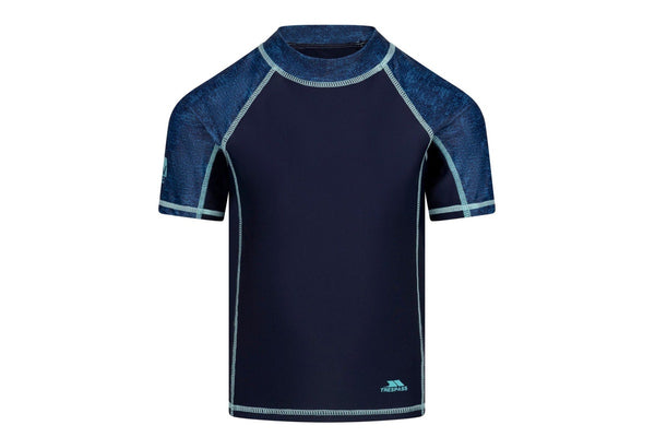 Trespass Childrens/Kids Calder Rash Guard (Navy) (5-6 Years)