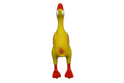 Paw Play 23cm Latex Rubber Non Toxic Chicken Squeaky Puppy Dogs Play Chew Toy