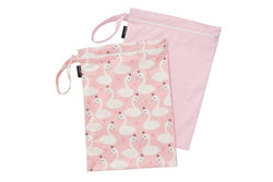 Mum 2 Mum: Wet Bag - Swans/Pink (2 Pack)