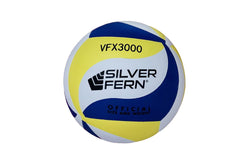 Silver Fern Volleyball Match Ball - Official Size - 8 Panel Soft Touch