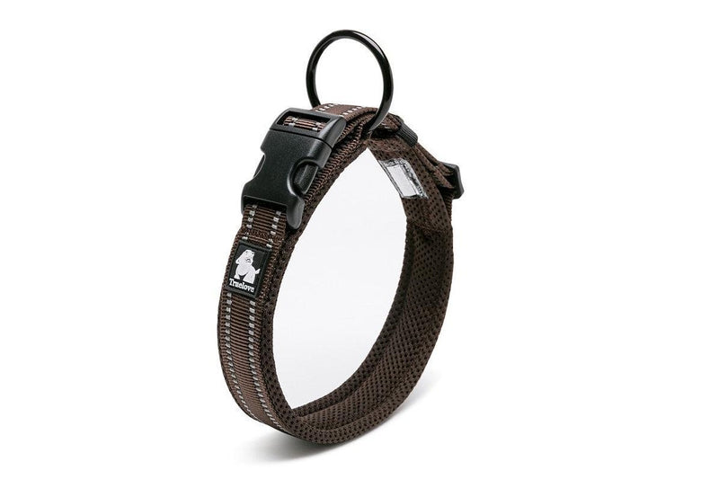 Heavy Duty Reflective Collar Brown Xs - One Size