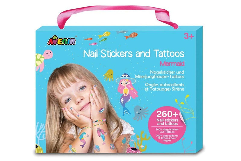 Avenir: Nail Stickers & Tattoos Set - Mermaid