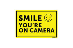 Smile You’re On Camera Sign