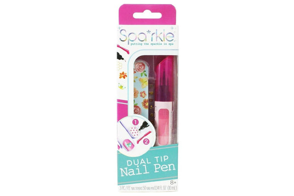 Spa*rkle: Dual Tip Nail Pen - Pink