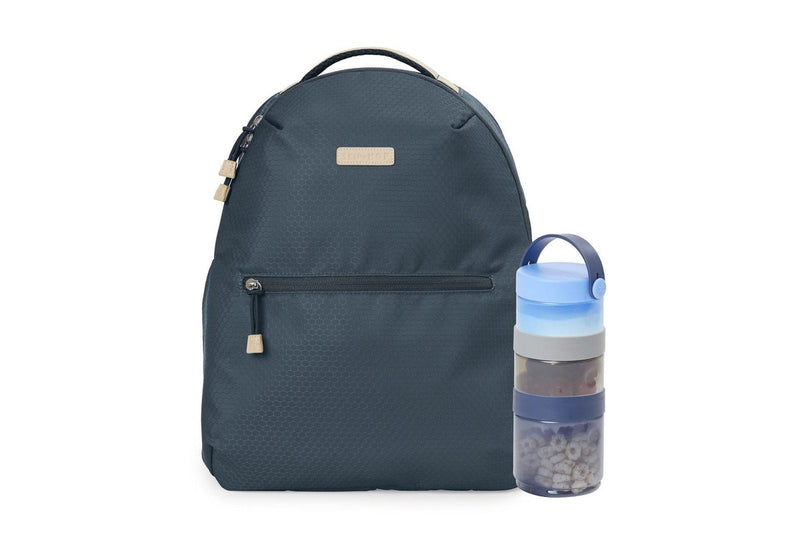 Skip Hop: Go Envi Eco-Friendly Diaper Backpack - Grey Blue Hex