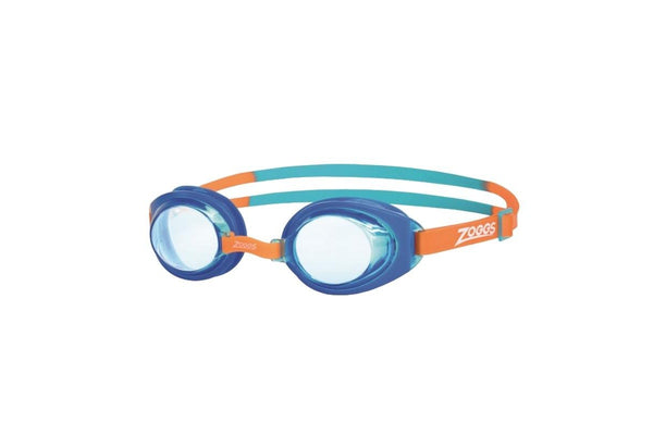 Zoggs Childrens/Kids Little Ripper Swimming Goggles (Blue/Orange/Clear) (One Size)