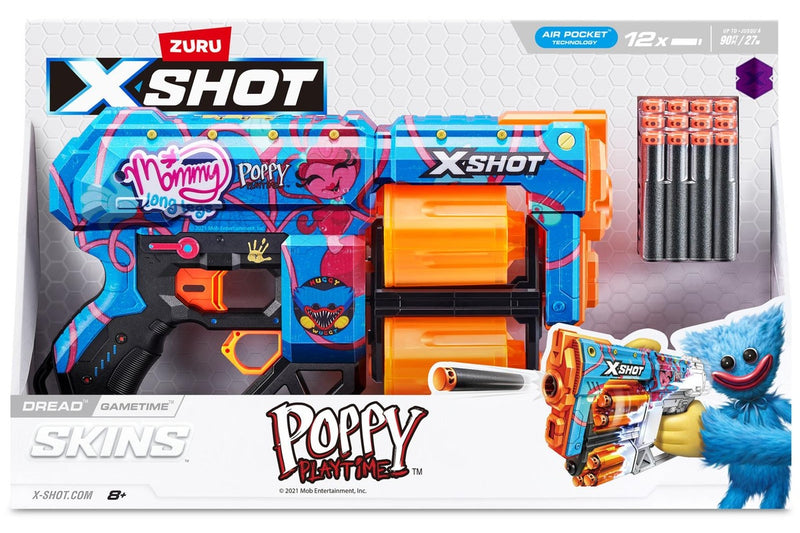 Zuru: X-Shot Skins Dread Blaster - Poppy Playtime (Gametime)