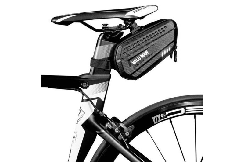 Es7 After The End Of Mountain Bicycle Saddle Package Hard Road Riding Bike Tail Bag Packet Black - Standard