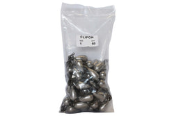 Clip-On Sinker Bulk Pack 1oz x 50