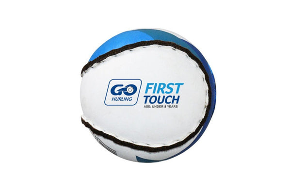 Murphys First Touch Hurling Sliotar Ball (White/Blue) (8 Years)