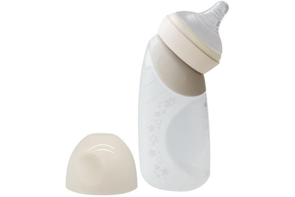 Marcus & Marcus: Silicone Angled Feeding Bottle - Mint (240ml)