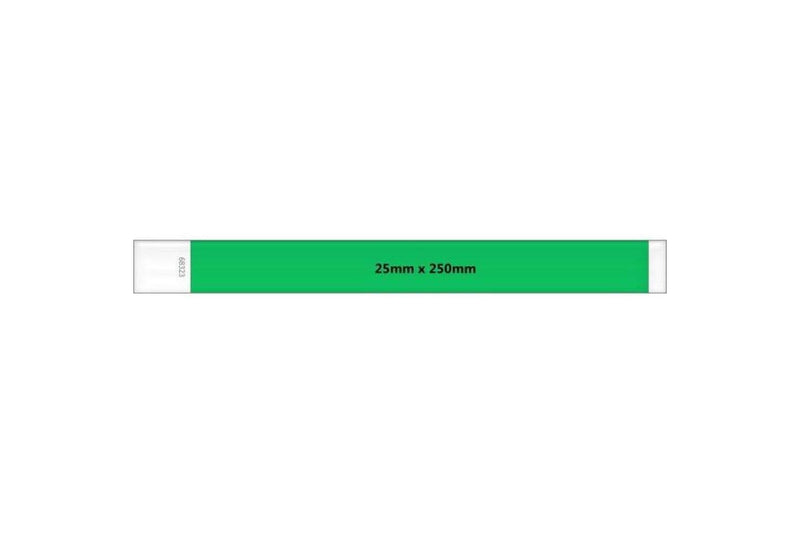 Makero Tyvek Wristband (Pack of 1000) (Fluorescent Green) (One Size)