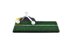 Golf 66 Grass Putting Mat Push Rod Trainer - Size 48X23Cm Black