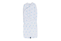 Mum 2 Mum: DreamSwaddle (Small) - Blue Criss-Cross