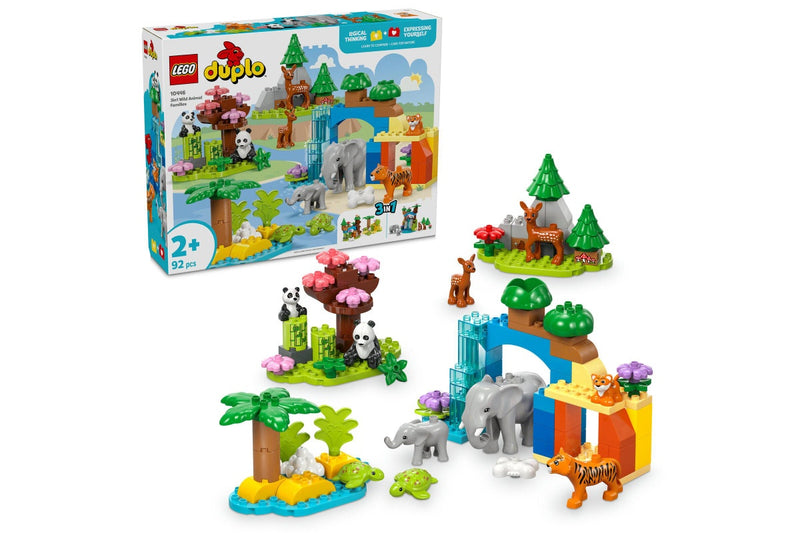 LEGO DUPLO: 3-In-1 Wild Animal Families - (10446)