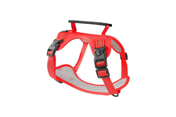 Reflective No Pull Adjustable Vest Dog Harness Leash With Handle Walking Training Pet Red - Xs