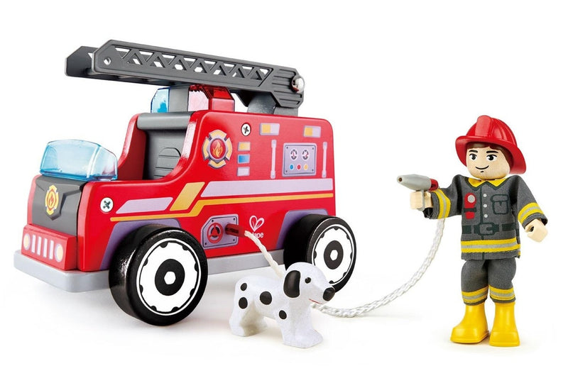 Hape: Fire-Engine - Wooden Playset