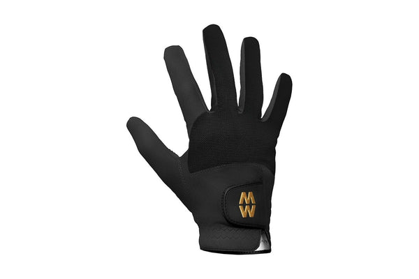 MacWet Unisex Mesh Short Cuff Gloves (Black) (7cm)