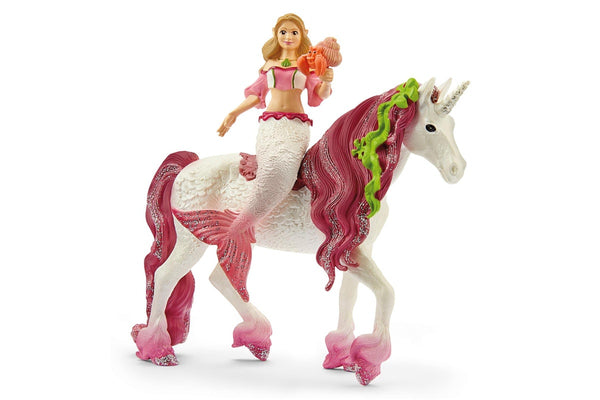 Schleich - Mermaid Feya Riding Unicorn