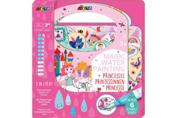 Avenir: 3 in 1 Play Book Magic Water Painting - Princesses