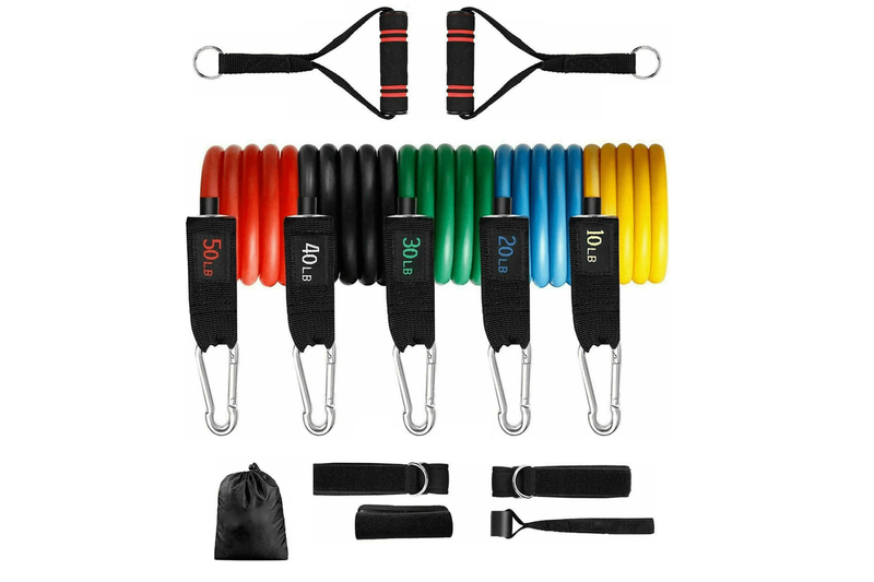 5 Sets X 13Pc Yoga Resistance Band Home Workout Set With Handles