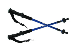 Kabuda Trekking Hiking Walking Poles Sticks Pair - Blue