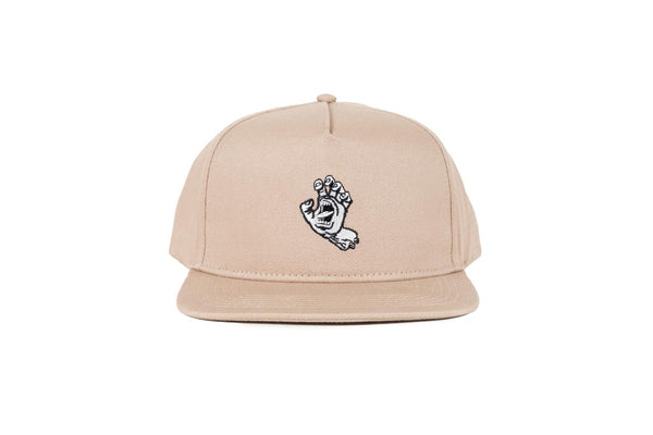 Santa Cruz: Mono Hand Snapback Cap - Tan