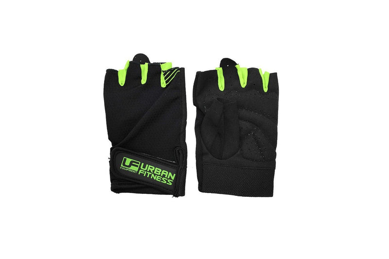 Urban Fitness Equipment Unisex Adult Training Glove (Black/Green) (L)