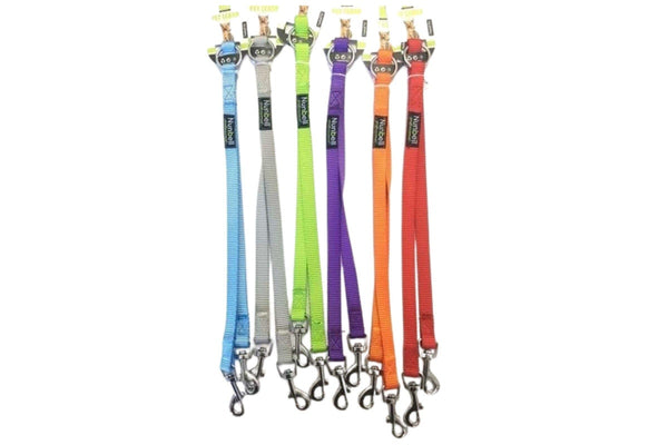 Double Dog Leash Lead Coupler - Walk and Control 2 Dogs Easily 1.5cm Width