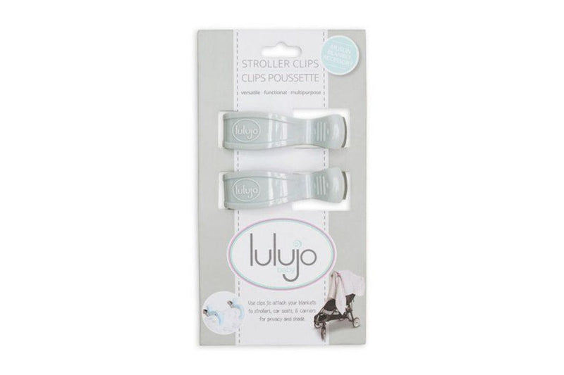 Lulujo: Baby Pram Hooks - Grey