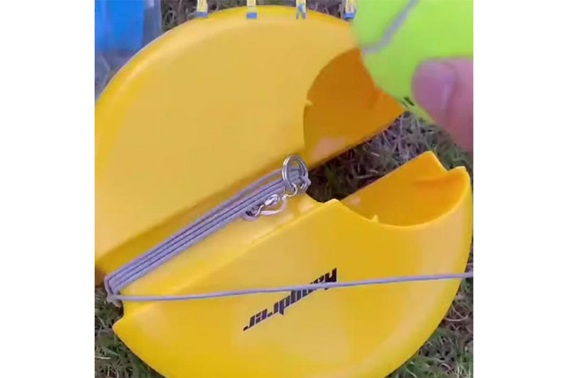 Tennis Trainer Rebound Ball - 14.5 Ft Retractable String & Prefilled Base