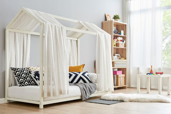 Ovela: Ohio Kids House Bed - White