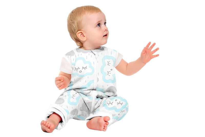 Baby Studio: Coolies No Arms 1.0 Tog - Peppermint Clouds (6-12 Months)