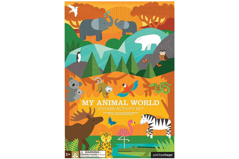 Petit Collage: Sticker Activity Set - My Animal World