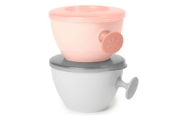 Skip Hop: Easy-Grab Bowls - Grey/Soft Coral