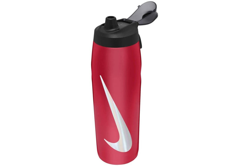 Nike Refuel Bottle with Locking Lid - University Red / Black / Silver (945ml)