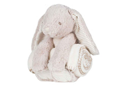 Mumbles Rabbit Plush Toy Set (Pack of 2) (Cream) (M)