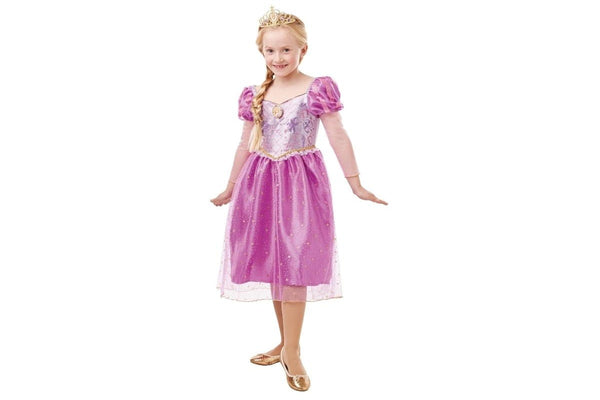 Disney: Rapunzel Glitter & Sparkle Costume - (Size: 6-8)