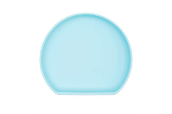 Bumkins: Silicone Grip Plate - Light Blue