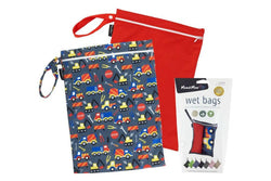 Mum 2 Mum: Wet Bag - Construction/Red (2 Pack)