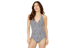 Debenhams Womens/Ladies Ditsy Print Tankini Top (Monochrome) (8 UK)