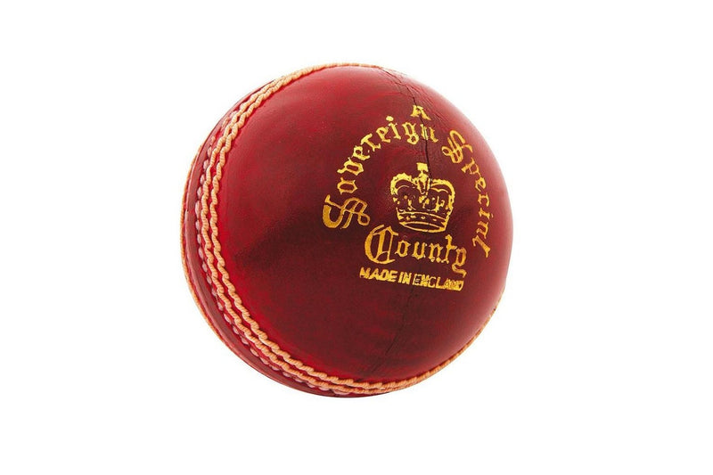 Readers Sovereign Special County A Leather Cricket Ball (Red) (One Size)