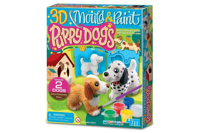 4M: 3D Mould & Paint - Puppy Dogs