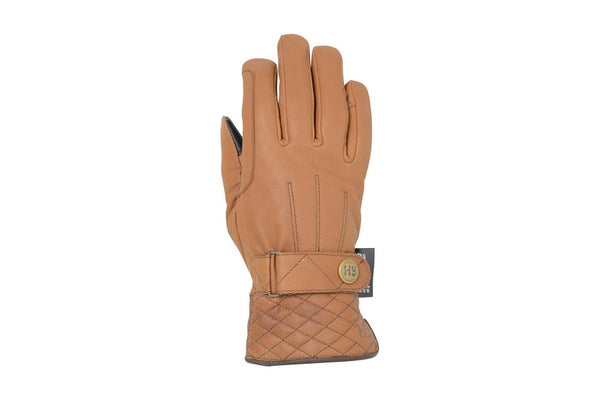 Hy5 Adults Thinsulate Quilted Soft Leather Winter Riding Gloves (Tan) (XL)