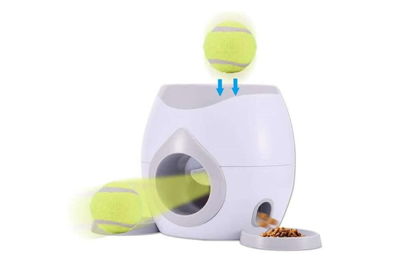 Fetch-N-Treat Dog Toy Tennis Ball Machine Fetch and Treat Toy