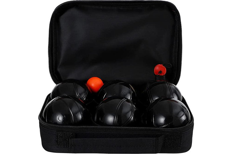 Ape Style 6 Ball Petanque Set - Black