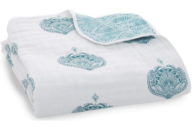 Aden + Anais: Dream Blanket - Paisely Teal