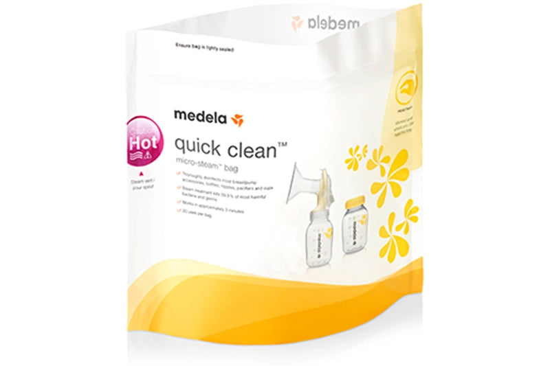 Medela: Quick Clean Microwave Bag (5 Pack)